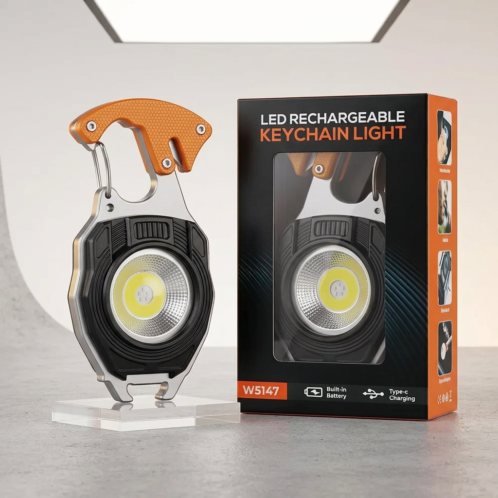Multifunctional Keychain Work Light