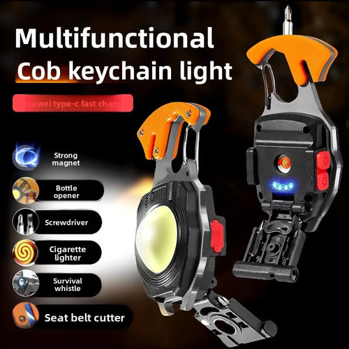 Multifunctional Keychain Work Light